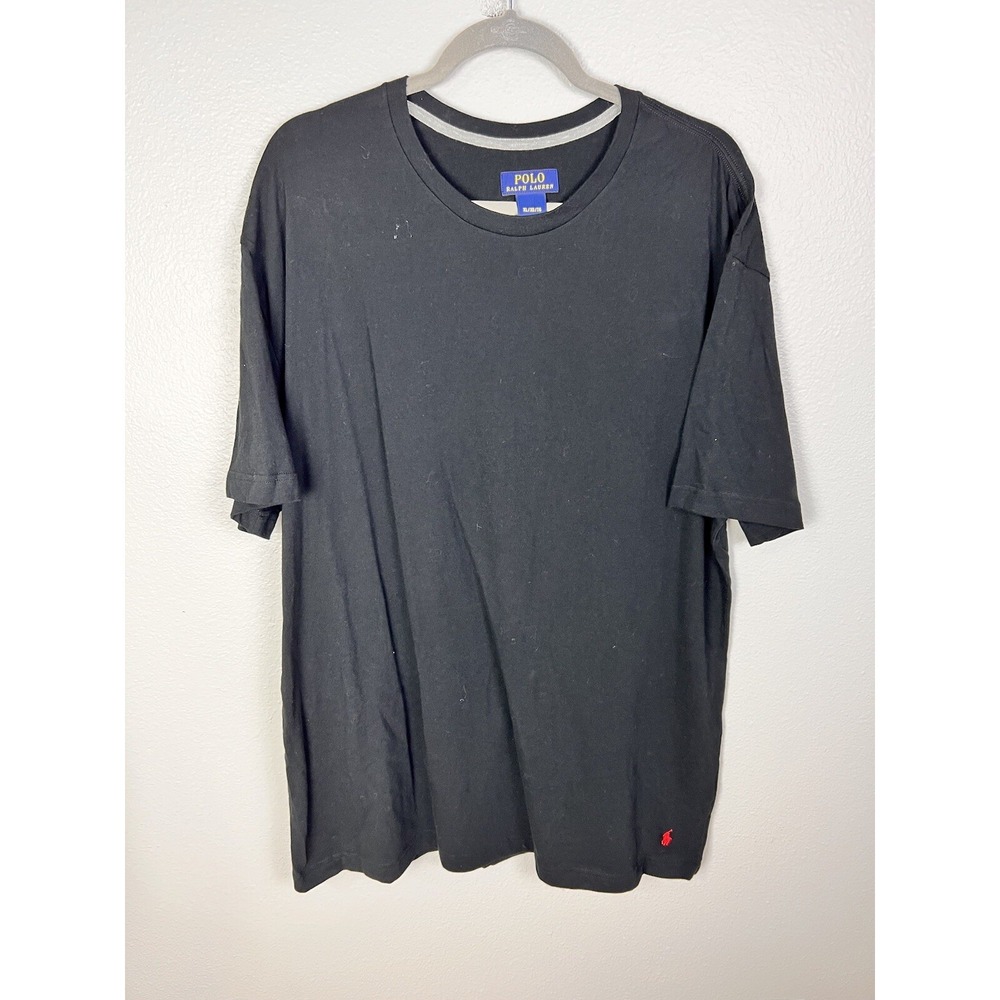 Polo Ralph Lauren Men's Black Crew-Neck Short Sleeve T-Shirt XL